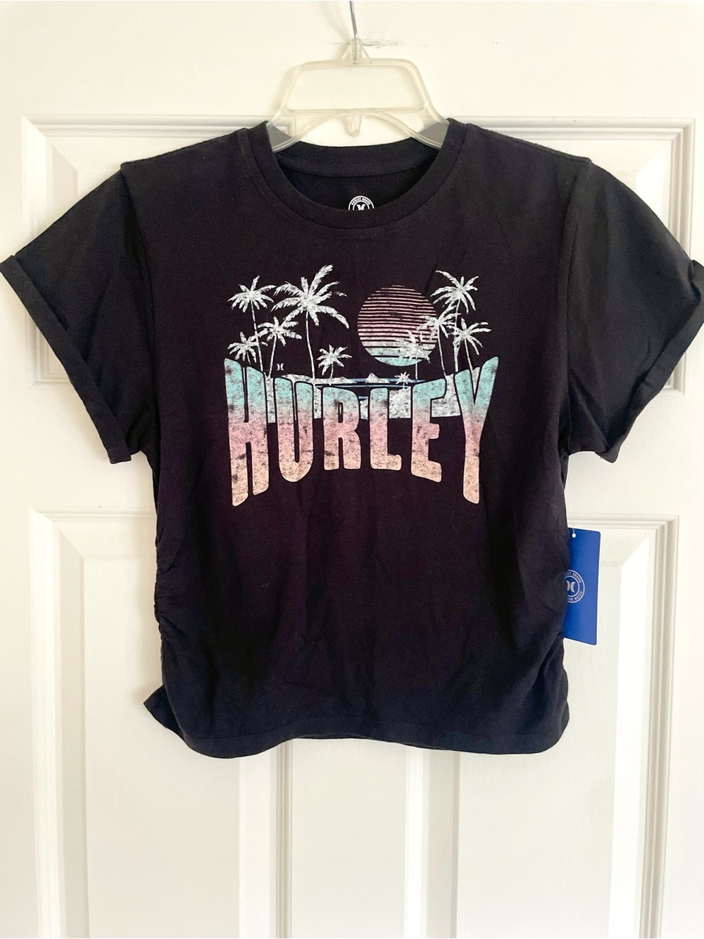 Hurley Short-Sleeve Tropical Beach Graphic Baby Tee